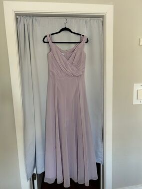 David's Bridal Bridesmaid Dress F20227 IRIS